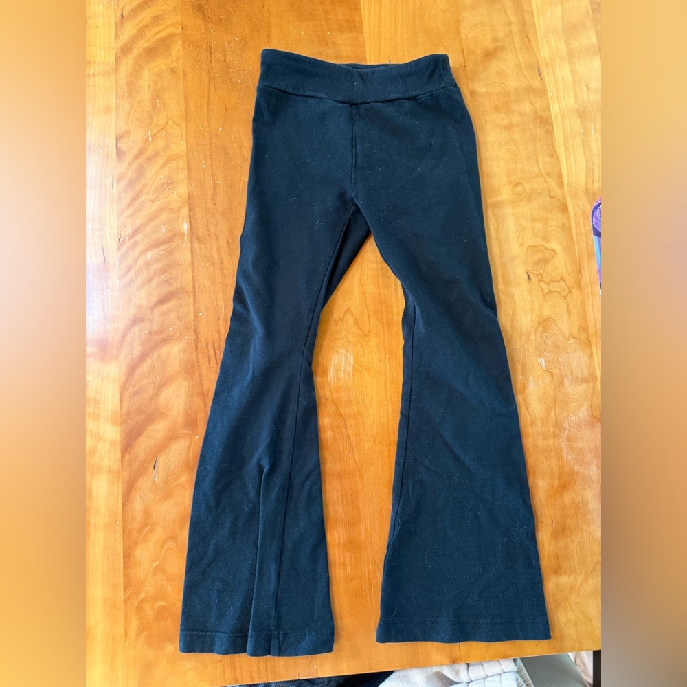 Black flared leggings cat and jack xs